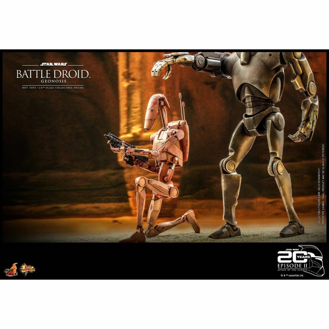 ホットトイズ 1/6 スター・ウォーズ バトル・ドロイド ジオノー ホットトイズ 1/6 スター・ウォーズ バトル・ドロイド ジオノー