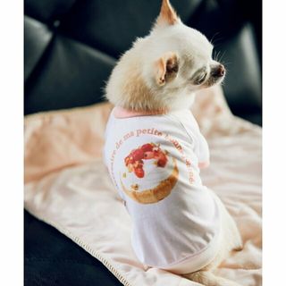 ロペピクニックパサージュ(ROPE' PICNIC PASSAGE)の【ピンク（63）】【comif(コミフ)*ROPE' PICNIC】【DOG】バースデーミニタルトTシャツ(犬)