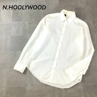 N.HOOLYWOOD - N.HOOLYWOOD プレーン コットン シャツ 長袖 ホワイト