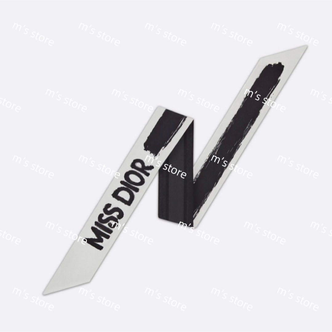 新品 ディオール MISS DIOR ミッツァ スカーフ ブラック 新品 ディオール MISS DIOR ミッツァ スカーフ ブラック