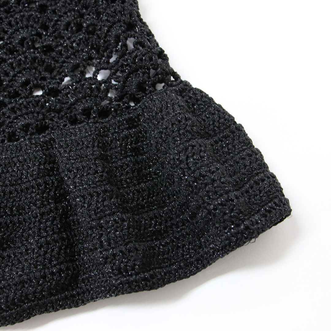 美品 GANNI ガニー ワンピース ブラック 黒 サイズ:XS 美品 GANNI ガニー ワンピース ブラック 黒 サイズ:XS