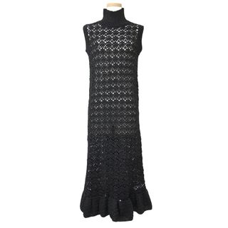 美品 GANNI ガニー ワンピース ブラック 黒 サイズ:XS 美品 GANNI ガニー ワンピース ブラック 黒 サイズ:XS