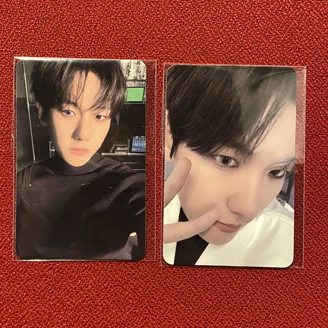 EXO BAEKHYUN ベッキョン 知らせ ベクヒョン フォトカード 2枚 EXO BAEKHYUN ベッキョン 知らせ ベクヒョン フォトカード 2枚