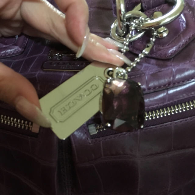 COACH(コーチ)のmaruco様専用♡超美品！コーチ☆型押し2wayハンドbag レディースのバッグ(ハンドバッグ)の商品写真