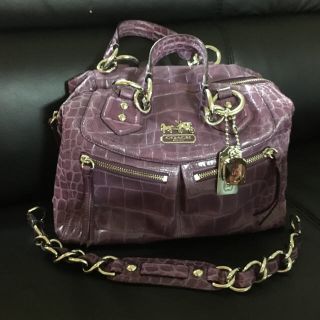 コーチ(COACH)のmaruco様専用♡超美品！コーチ☆型押し2wayハンドbag(ハンドバッグ)