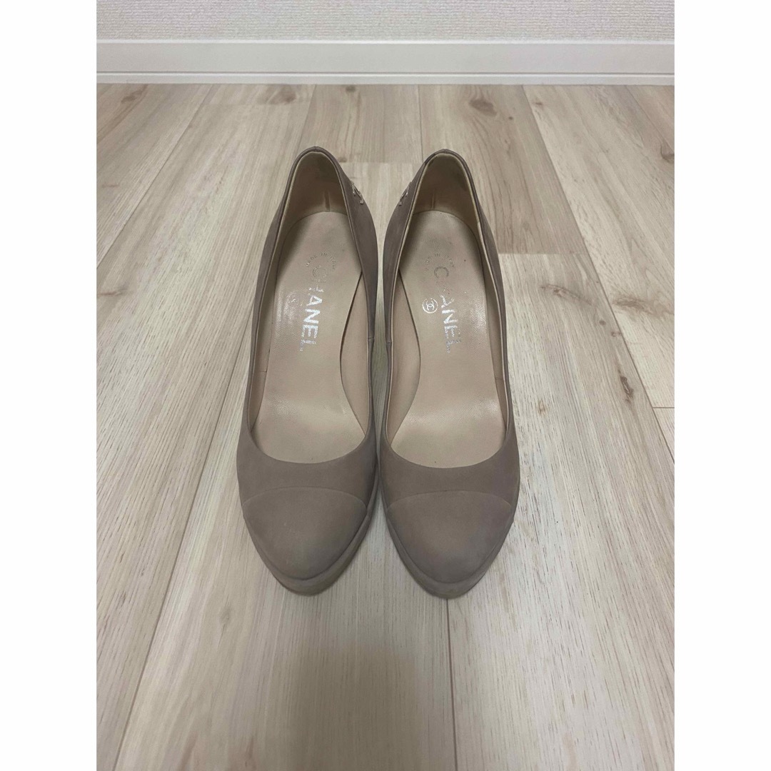 CHANEL シャネル CC ココマーク ヒール 靴 パンプス レザー CHANEL シャネル CC ココマーク ヒール 靴 パンプス レザー