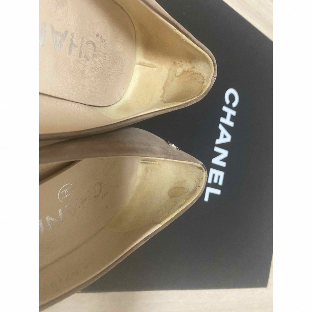 CHANEL シャネル CC ココマーク ヒール 靴 パンプス レザー CHANEL シャネル CC ココマーク ヒール 靴 パンプス レザー