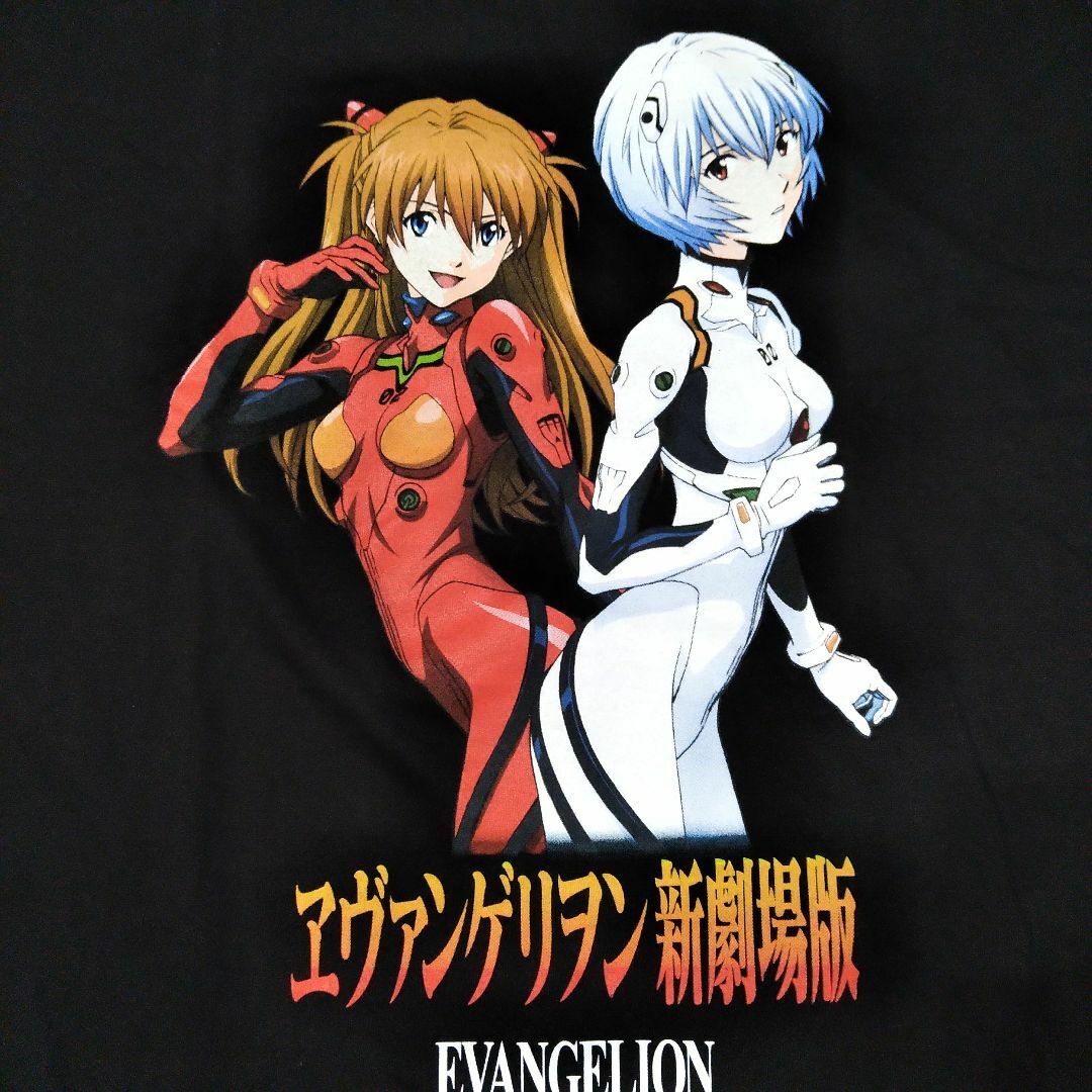 エヴァンゲリオン Tシャツ XLサイズ 黒 レイ アスカ アニメT エヴァンゲリオン Tシャツ XLサイズ 黒 レイ アスカ アニメT