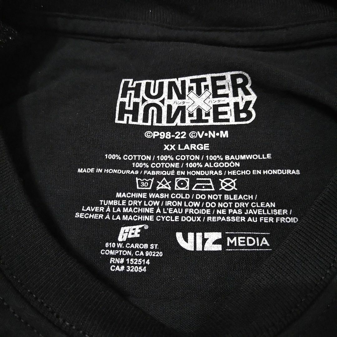 HUNTER×HUNTER Tシャツ XXL 黒 幻影旅団 アニメT 海外 *の通販 HUNTER×HUNTER Tシャツ XXL 黒 幻影旅団 アニメT 海外 *の通販