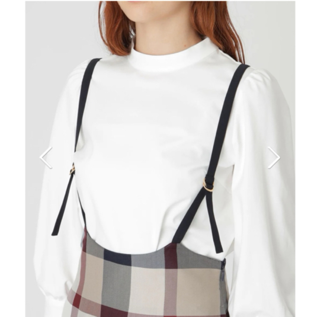 ♡超美品クレストブリッジチェック柄サロペット風ストレート38 ♡超美品クレストブリッジチェック柄サロペット風ストレート38