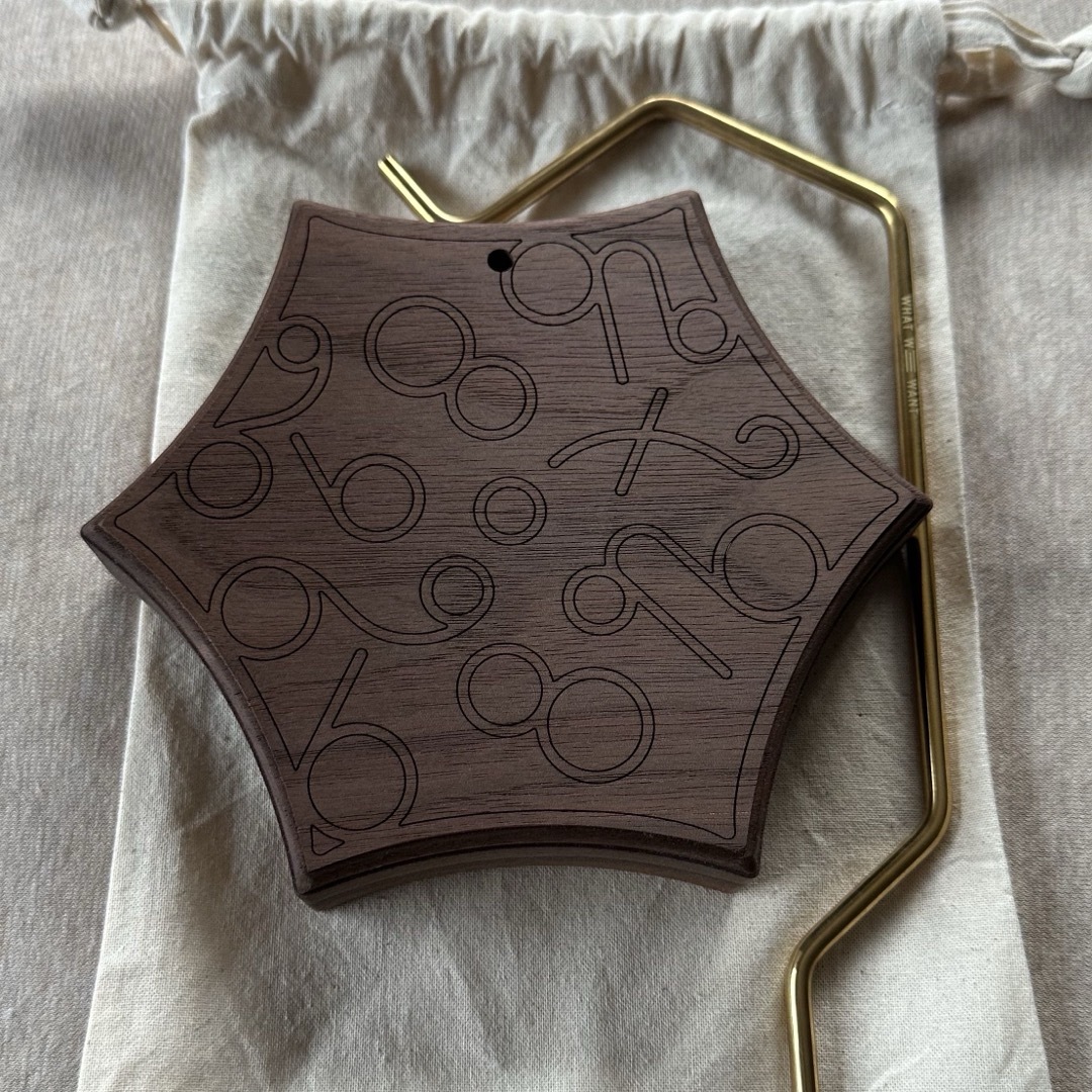 新品 WHAT WE WANT TENtoTEN コロニスタンド ウォールナット 新品 WHAT WE WANT TENtoTEN コロニスタンド ウォールナット