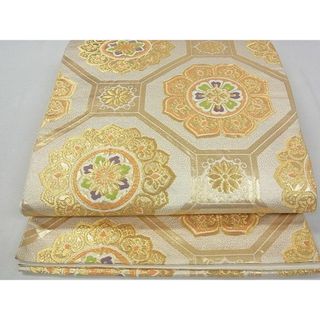 平和屋着物◎六通柄袋帯　蜀江花文　金糸　逸品　DAAG0153ox(帯)