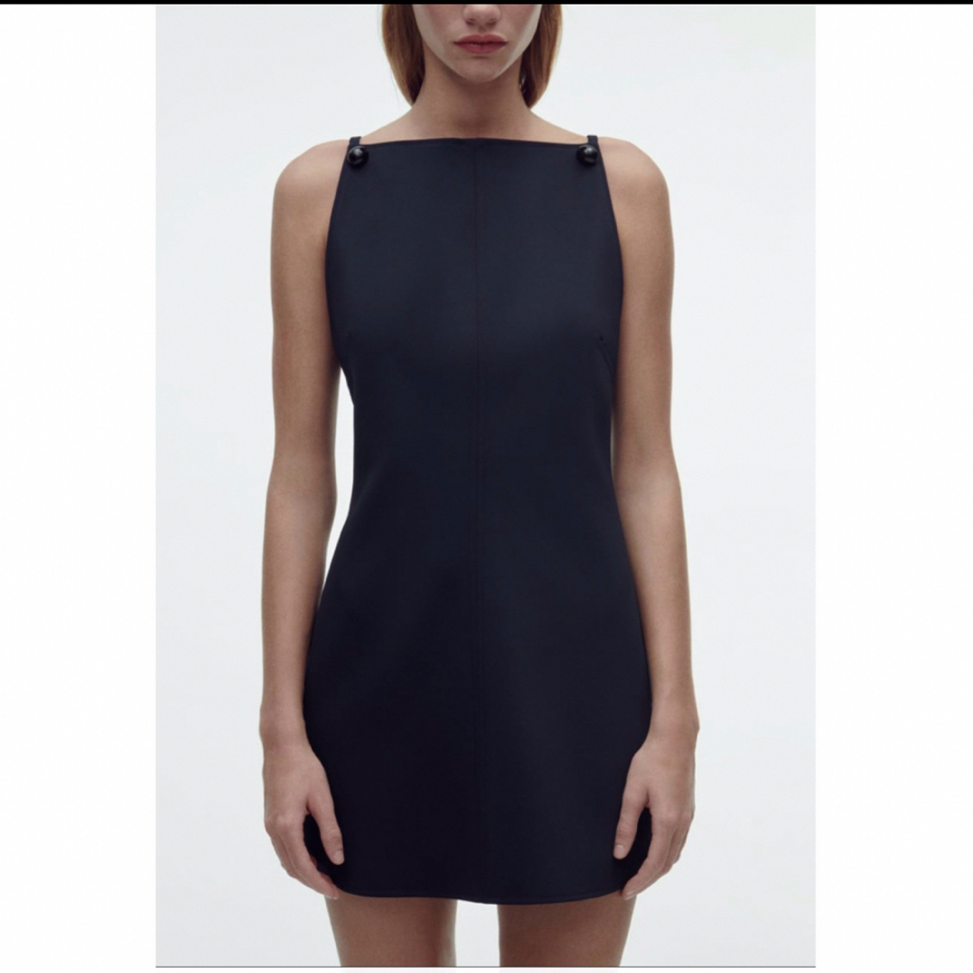ZARA - ボタンアップ留め半袖ワンピース ZARAの通販 by mx's ZARA - ボタンアップ留め半袖ワンピース ZARAの通販 by mx's