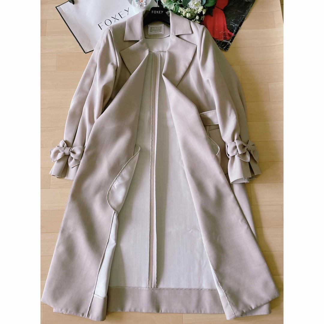 FOXEY - 新品同様!FOXEY BOUTIQUE トレンチコート FOXEY - 新品同様!FOXEY BOUTIQUE トレンチコート