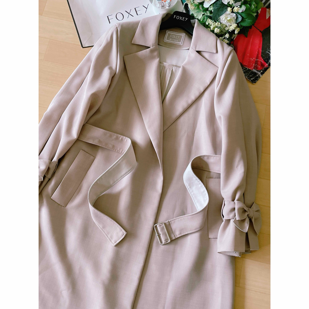 FOXEY - 新品同様!FOXEY BOUTIQUE トレンチコート FOXEY - 新品同様!FOXEY BOUTIQUE トレンチコート