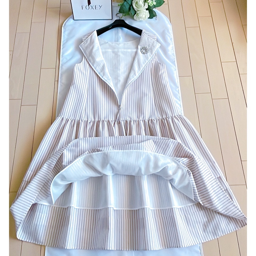 FOXEY - FOXEY 完売品ドレス ミュゼワンピース希少42新品同様 FOXEY - FOXEY 完売品ドレス ミュゼワンピース希少42新品同様