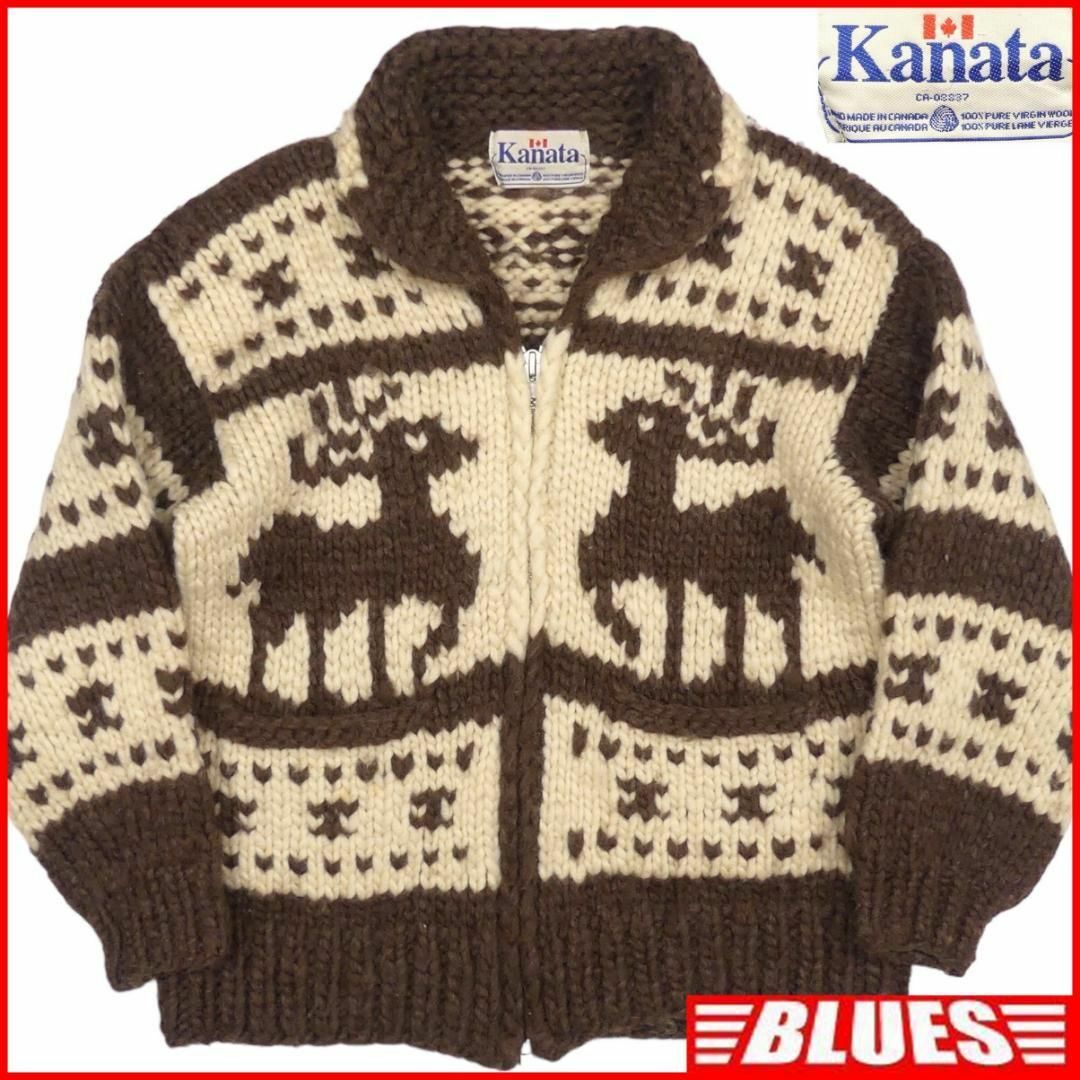 カウチン セーター kanata ニット XL カナダ製 カナタ HN2130 カウチン セーター kanata ニット XL カナダ製 カナタ HN2130
