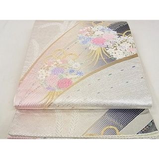 平和屋着物◎六通柄袋帯　舞花文　金銀糸　逸品　DAAG0218ox(帯)