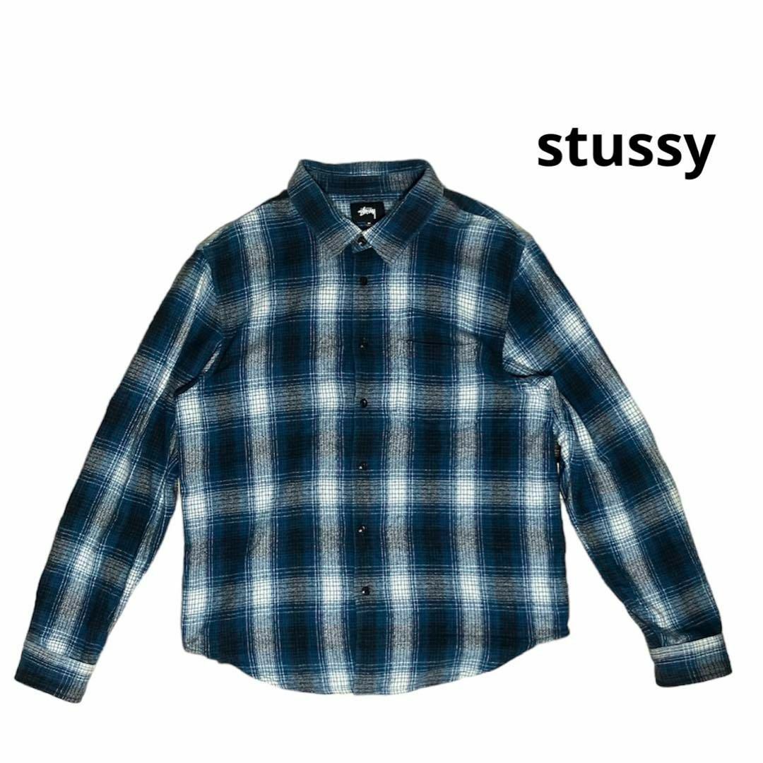 STUSSY - ステューシー stussy オンブレチェックシャツ STUSSY - ステューシー stussy オンブレチェックシャツ