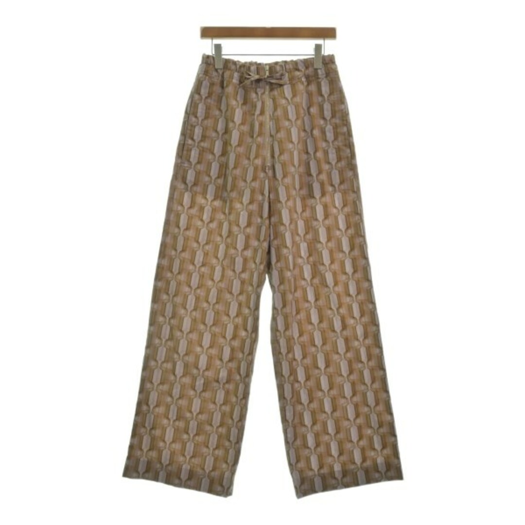 DRIES VAN NOTEN - DRIES VAN NOTEN パンツ（その他） S 茶xピンク系(チェック) 【古着】【中古】