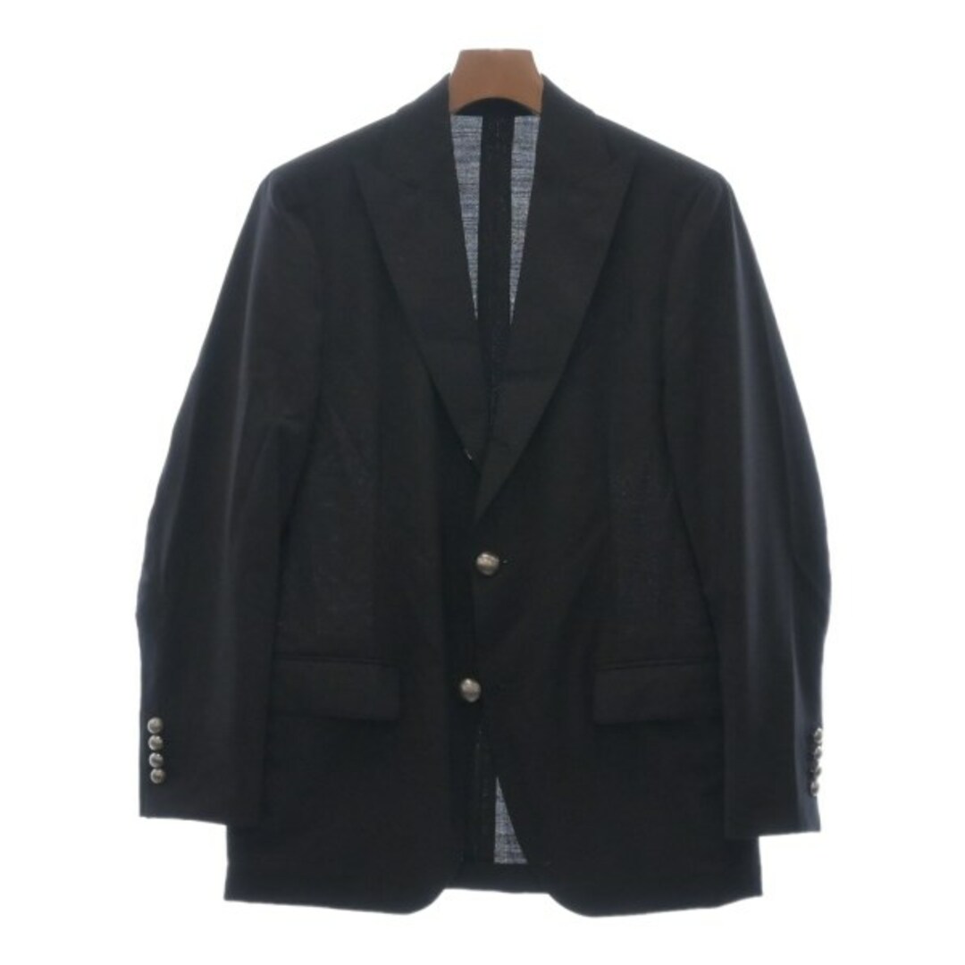 LARDINI ラルディーニ テーラードジャケット 46(M位) 黒 【古着】 LARDINI ラルディーニ テーラードジャケット 46(M位) 黒 【古着】