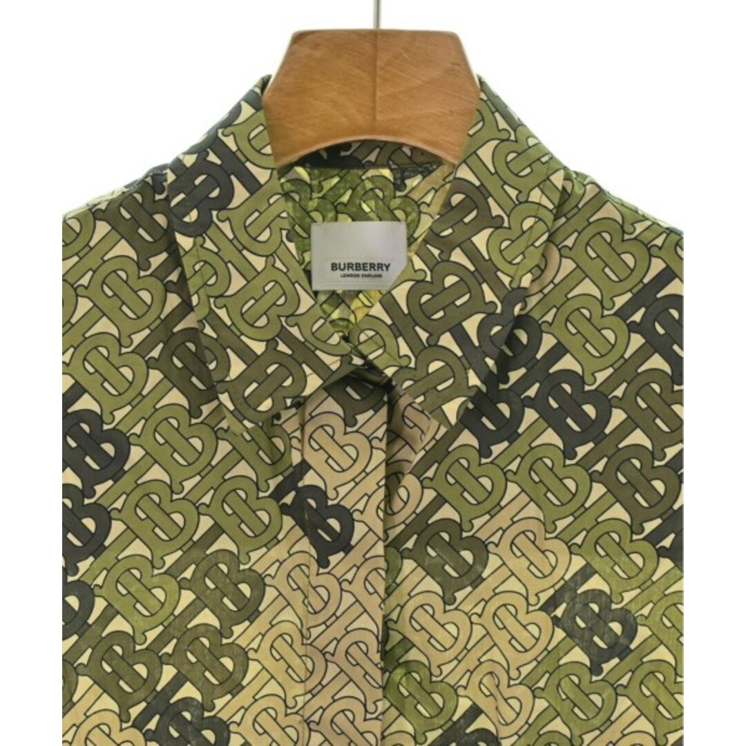 BURBERRY バーバリー ブラウス 36(XS位) カーキ系(総柄) 【古着】 BURBERRY バーバリー ブラウス 36(XS位) カーキ系(総柄) 【古着】