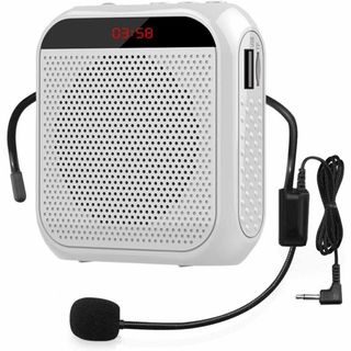 ⭐️ 拡声器 ポータブル ハンズフリー ヘッドセット マイク付(スピーカー)