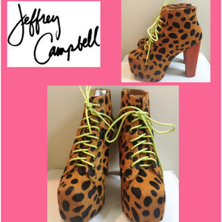 ジェフリーキャンベル(JEFFREY CAMPBELL)のゆぴ様専用ページです♡美品♡ジェフリーキャンベル リタ レオパードブーツ♡(ブーツ)