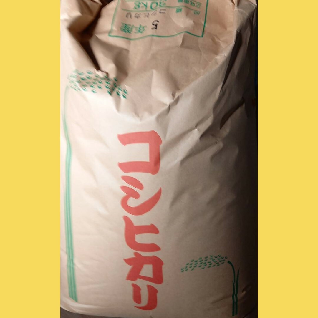 安心の農家のお米【コシヒカリ】30キロ 精米済み、送料込み 減 安心の農家のお米【コシヒカリ】30キロ 精米済み、送料込み 減