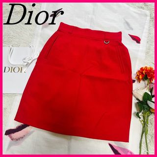 Christian Dior(ひざ丈スカート ・ レッド/赤色系)のフリマ Christian Dior(ひざ丈スカート ・ レッド/赤色系)のフリマ