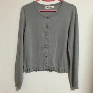 ミッシュマッシュ(MISCH MASCH)の新品 ミッシュマッシュ ♡ フリルビジューカーディガン(カーディガン)