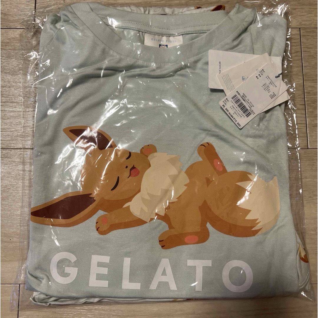 ジェラピケ ポケモン にごり 接触冷感 プリント Tシャツ ジェラピケ ポケモン にごり 接触冷感 プリント Tシャツ