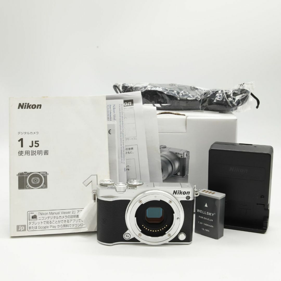 □良品□Nikon1 J5 ボディ シルバー J5SL □良品□Nikon1 J5 ボディ シルバー J5SL