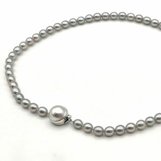 【極美品】白蝶真珠　パール　ネックレス　艶テリあり　5.8〜6.3mm 冠婚葬祭(ネックレス)