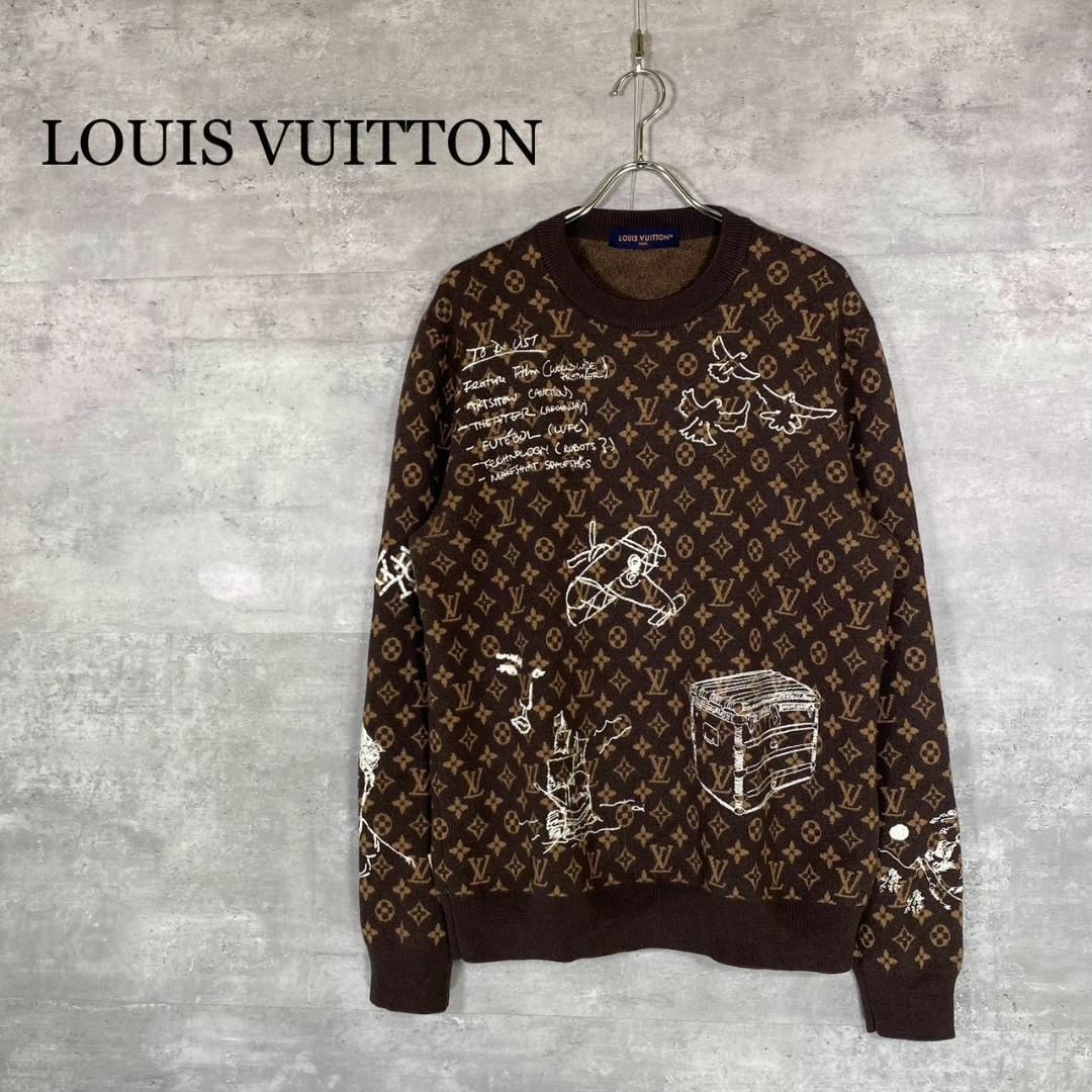 LOUIS VUITTON - 『LOUIS VUITTON』ルイヴィトン (XL) ウール LOUIS VUITTON - 『LOUIS VUITTON』ルイヴィトン (XL) ウール