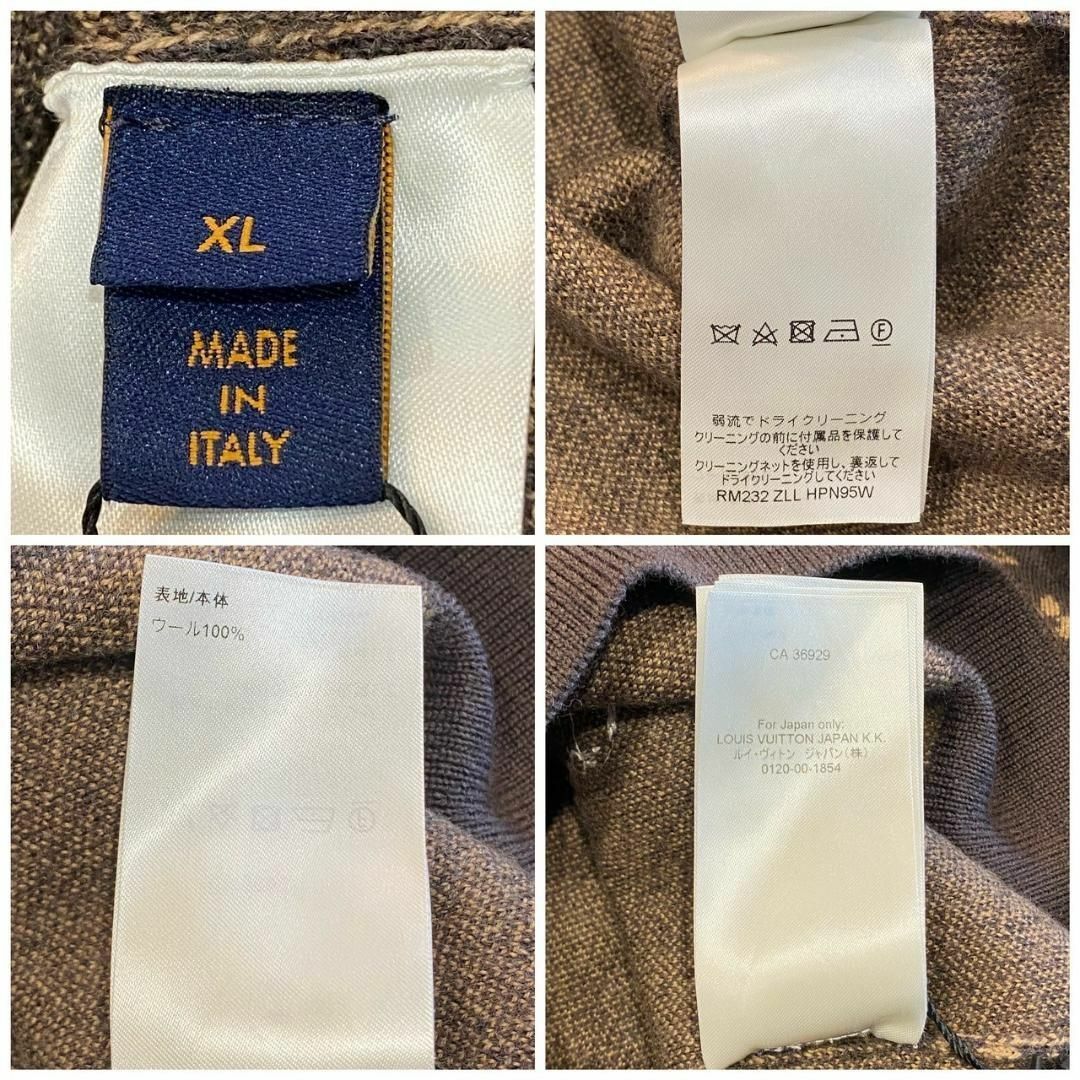 LOUIS VUITTON - 『LOUIS VUITTON』ルイヴィトン (XL) ウール LOUIS VUITTON - 『LOUIS VUITTON』ルイヴィトン (XL) ウール