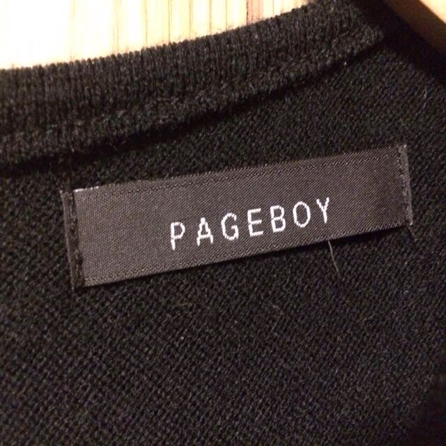 PAGEBOY(ページボーイ)の千鳥柄切り返しワンピース レディースのワンピース(ミニワンピース)の商品写真