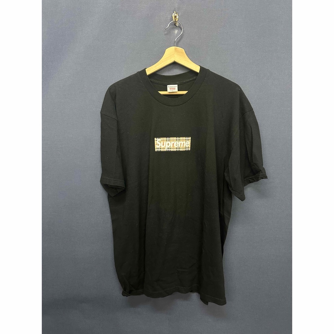 シュプリーム バーバリー ボックスロゴ Tシャツ XL ブラック シュプリーム バーバリー ボックスロゴ Tシャツ XL ブラック