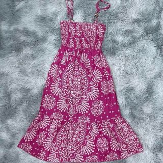 アクセサライズ(Accessorize)の【Accessorize】レディース ワンピース キャミソール (XS) 花模様(ひざ丈ワンピース)