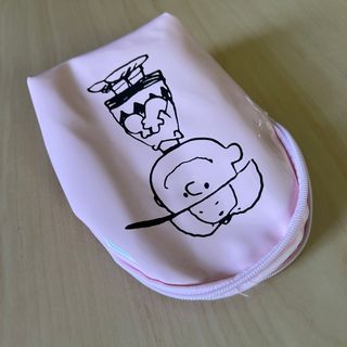 スヌーピー(SNOOPY)のチャーリーブラウン  ピンク ビニール ペンケース ポーチ 付録(ポーチ)