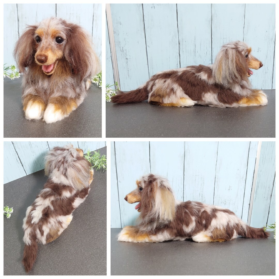 オーダー品 羊毛フェルト犬 - ぬいぐるみ オーダー品 羊毛フェルト犬 - ぬいぐるみ