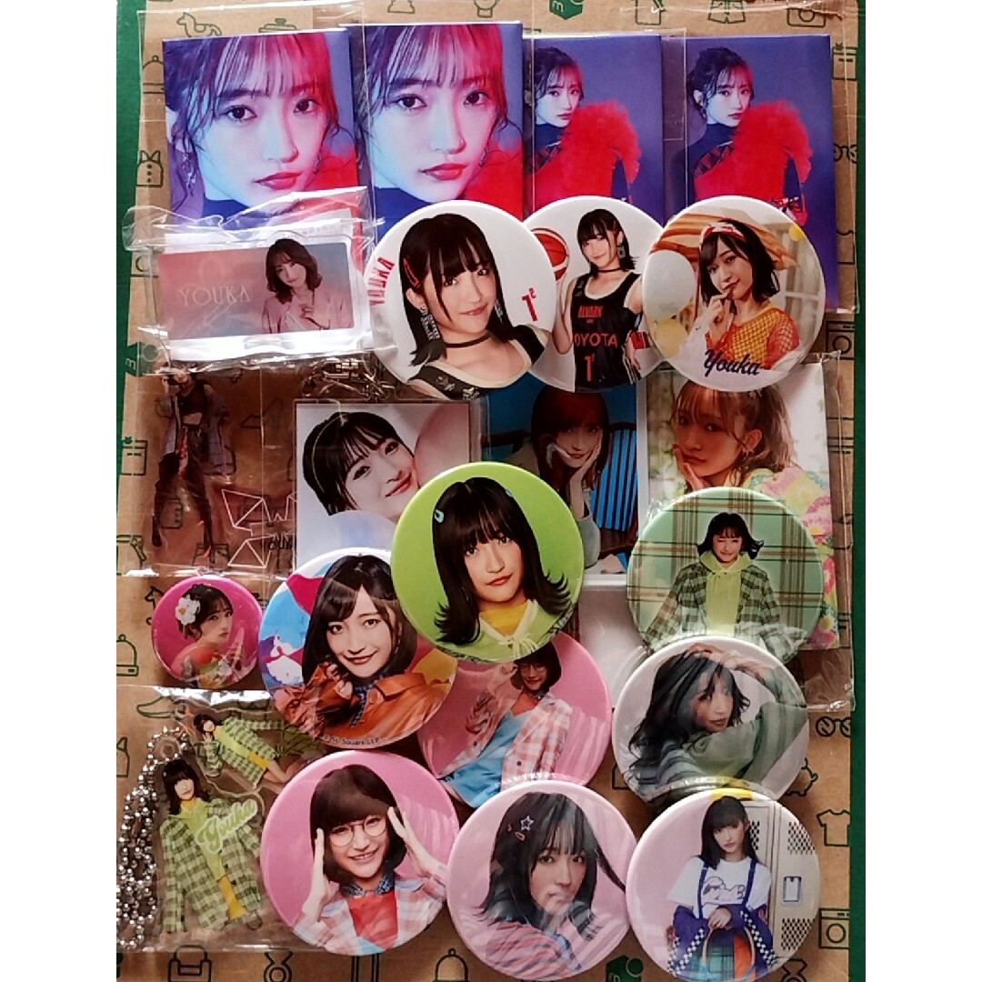 Girls2 缶バッチ キーホルダー ミニアクスタ セット 小川桜花 Girls2 缶バッチ キーホルダー ミニアクスタ セット 小川桜花