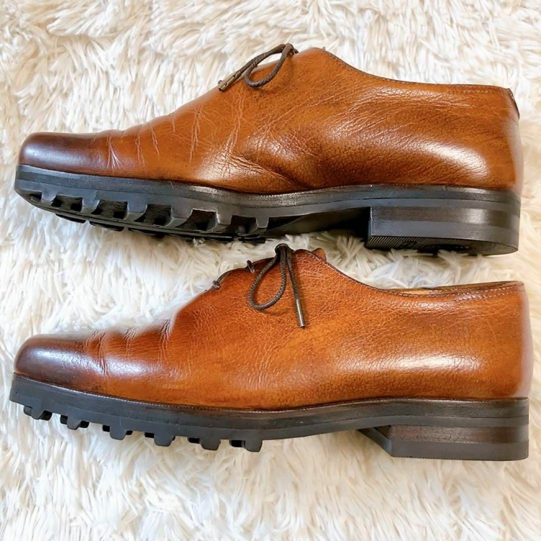 美品】Berluti ULTIMA ウルティマ ホールカット 6.5 ブラウン 美品】Berluti ULTIMA ウルティマ ホールカット 6.5 ブラウン