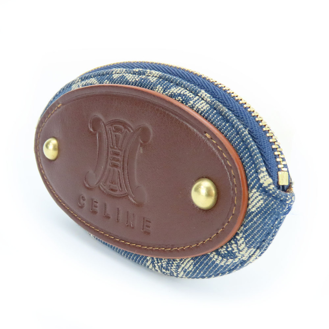 CELINE - 【中古】 セリーヌ コインケース マカダム デニム CELINE - 【中古】 セリーヌ コインケース マカダム デニム