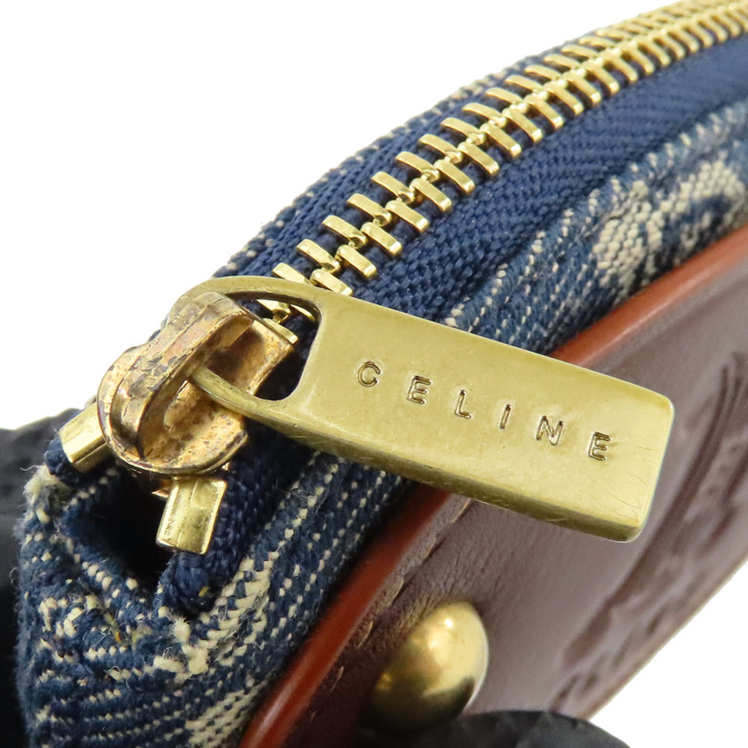 CELINE - 【中古】 セリーヌ コインケース マカダム デニム CELINE - 【中古】 セリーヌ コインケース マカダム デニム