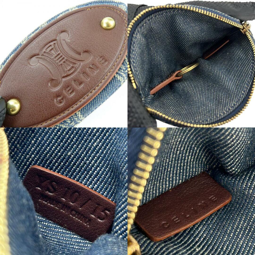 CELINE - 【中古】 セリーヌ コインケース マカダム デニム CELINE - 【中古】 セリーヌ コインケース マカダム デニム
