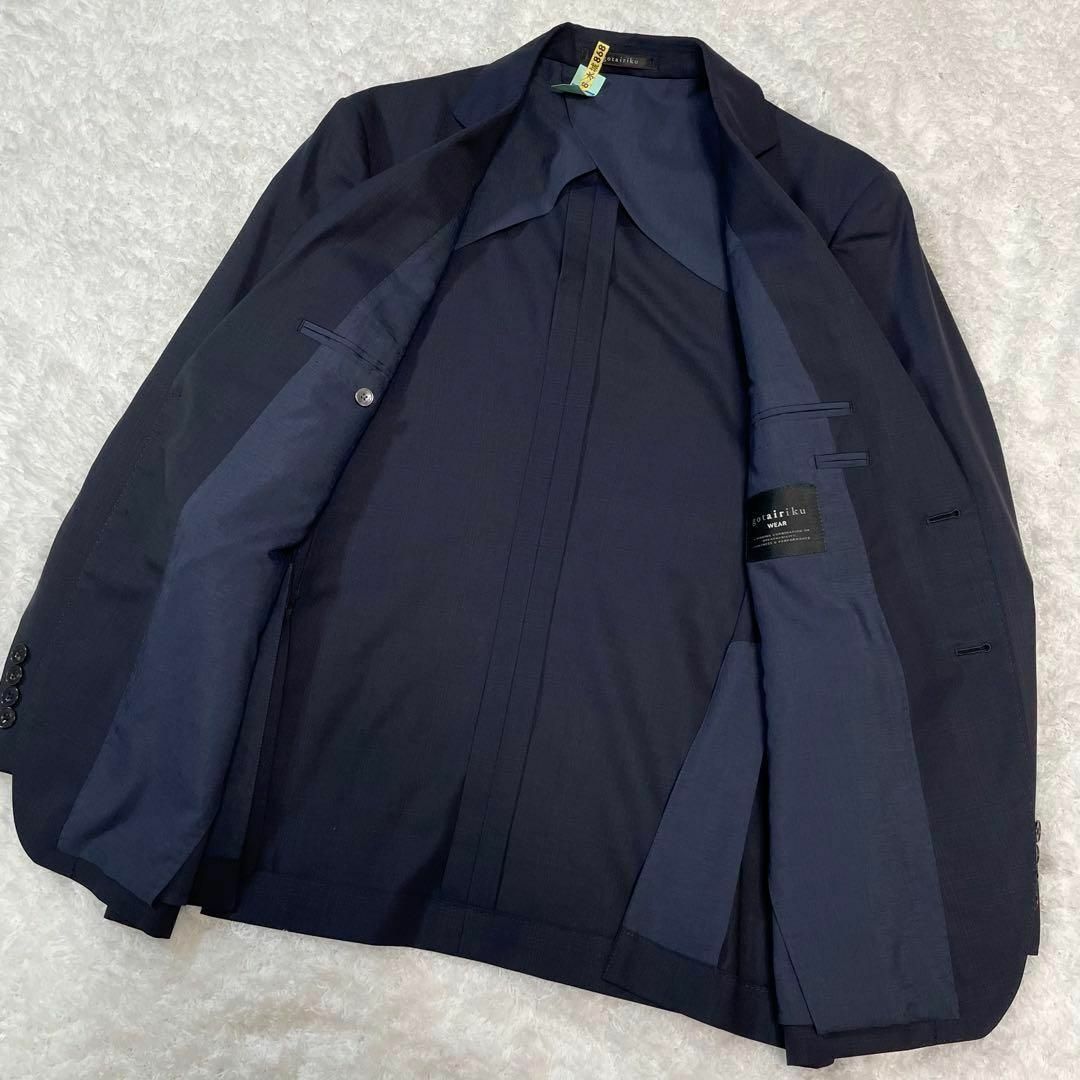 極美品✨現行 gotairiku WEAR メンズ セットアップスーツ ネイビー 極美品✨現行 gotairiku WEAR メンズ セットアップスーツ ネイビー