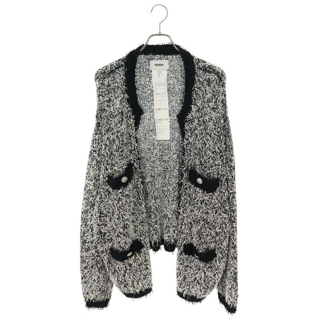 doublet - ダブレット 24SS42KN139 装飾ツィードニット doublet - ダブレット 24SS42KN139 装飾ツィードニット