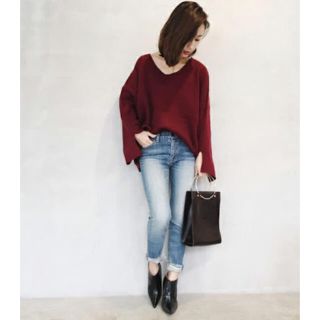 アメリヴィンテージ(Ameri VINTAGE)の みー様専用☆ameri SLIT SLEEVE FLARE KNIT(ニット/セーター)