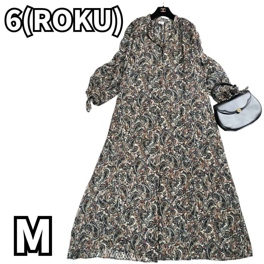 6【roku】ペイズリーワンピース38 6【roku】ペイズリーワンピース38